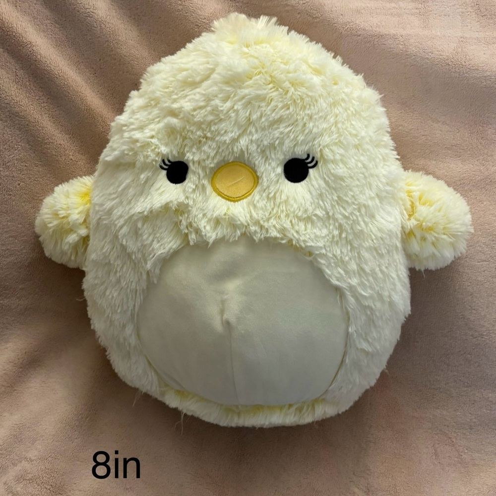 Squishmallows Yellow and Cream Chick Plush